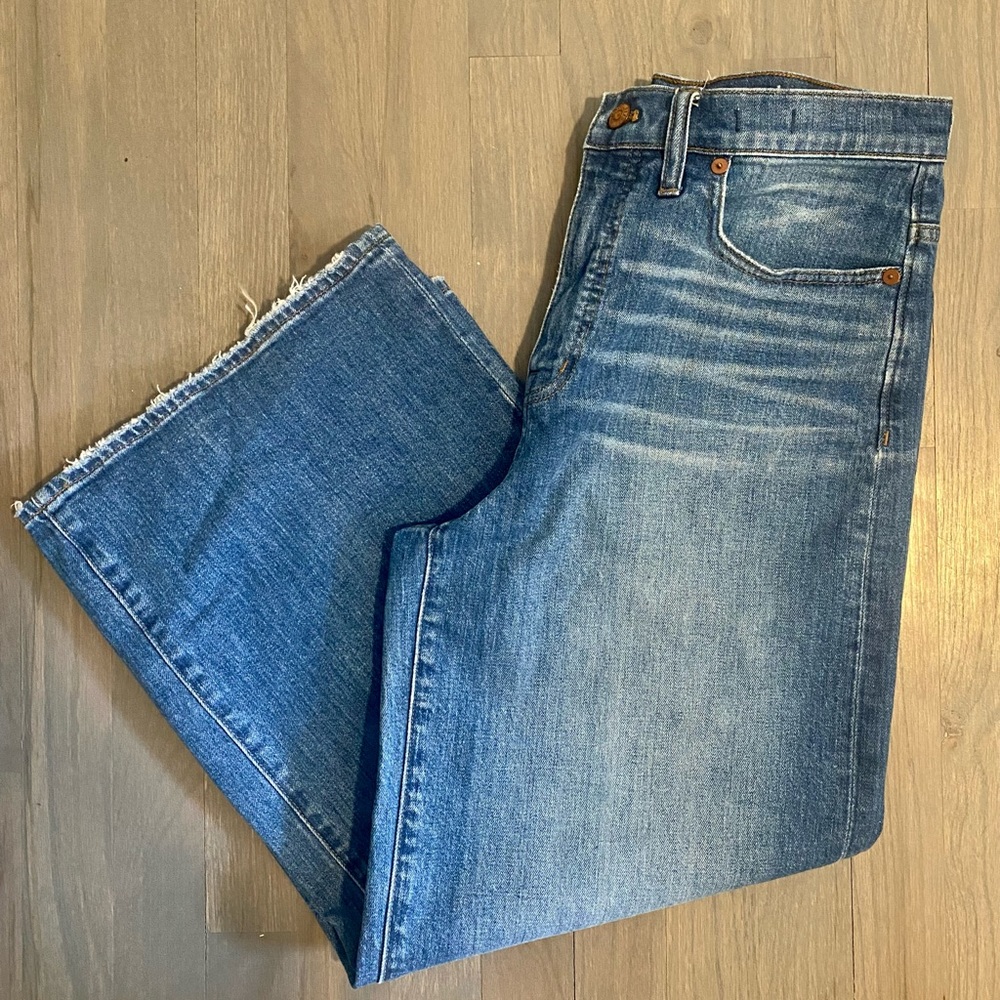 Madewell Wide Leg Crop Jeans